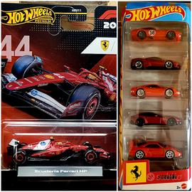 Set Ferrari F1  e 5 pack  stradali  Hot Wheels