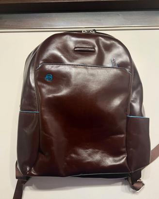 Zaino Piquadro fast-check in pelle Mogano NUOVO