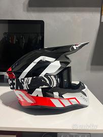 casco cross airho taglia L