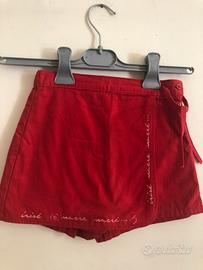 Mini gonna a pantaloncino