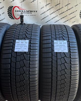 4 PNEUMATICI 295/40 R22 CONTINENTAL INVERNALI 95%