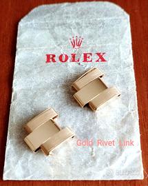 ROLEX , Gold Rivet Links