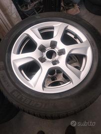 cerchi lega e gomme 225 55 16 99h Michelin alpin6