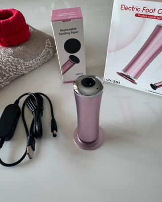 Lima Elettrica Piedi  • 2 Velocità • USB• 60 ricam