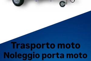 Trasporto moto carrello 3 posti
