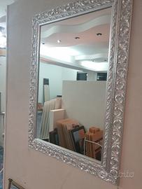 Specchio Cornice argento 