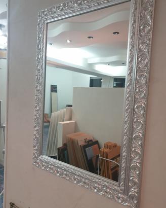 Specchio Cornice argento 