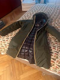Piumino lungo donna K-way
