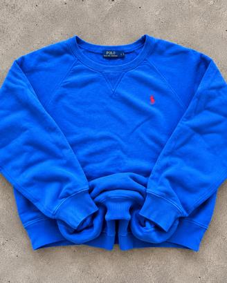 Polo Ralph Lauren Felpa Crewneck Blu Royal M/L
