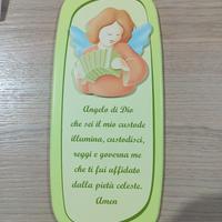 Quadretto Angelo di Dio Azur Loppiano