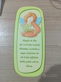 Quadretto Angelo di Dio Azur Loppiano