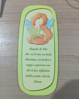 Quadretto Angelo di Dio Azur Loppiano