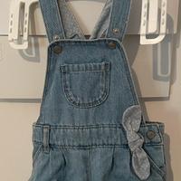 Salopette jeans neonata