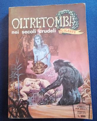 Oltretomba gigante Fumetto vintage erotico anni 70