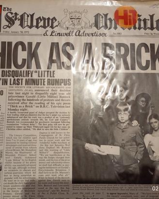 Vinile Jethro Tull Thick as a Brick 1972