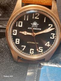 Orologio Automat. ADIESDIVE Bronzo 40mm. Nuovo
