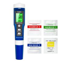Tester 5in1 pH Cloro ORP H2 temp piscina Homcoice