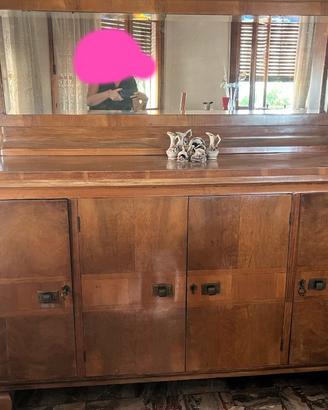 Credenza ArtDecò in radica