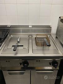 ROYAL - FRIGGITRICE ELETTRICA SU VANO - 10+10 LT