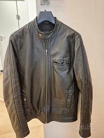 Giacca pelle Asos nera tg S