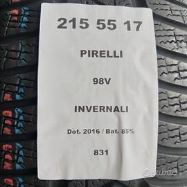 2 gomme 215 55 17 pirelli a831