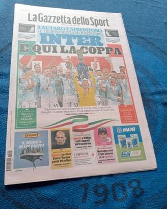 
Inter Gazzetta Dello Sport Inter Coppa Italia2023