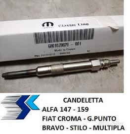 Candeletta Preriscaldo Alfa 147, 159 Fiat Croma