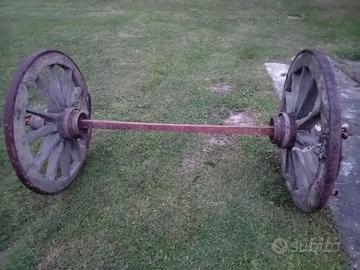 Coppia di ruote con assale originale