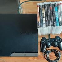 Ps3 slim con 10 giochi