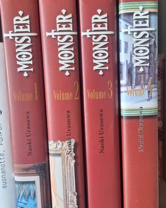 Manga Monster 1-4 di Naoki Urasawa
