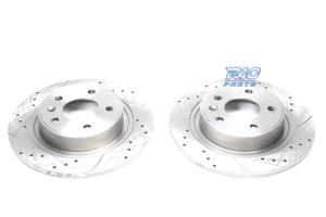 DISCHI FRENO FORATI E SCANALATI PER RENAULT