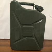 Tanica da 10 litri x carburante in metallo.