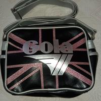Borsa Gola a tracolla - nera e rosa