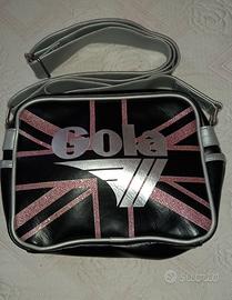 Borsa Gola a tracolla - nera e rosa