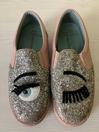 Sneakers Chiara Ferragni slip on in pelle g37