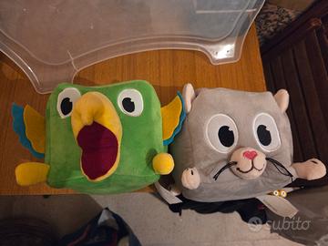 Peluche animali cubici 