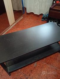 divano velluto blu più tavolino