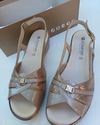 Sandali in pelle  Confort nr. 38