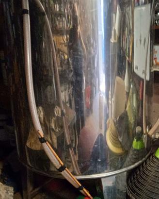 contenitore n acciaio inox 4500 lt com nuovo