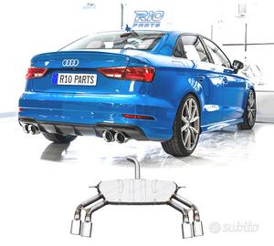 SILENZIATORE DI SCARICO PER AUDI A3 SEDAN 13-20 LO