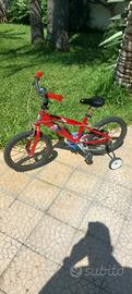  bici mtb junior completa di rotelle