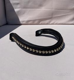 Frontalino a onda con brillanti