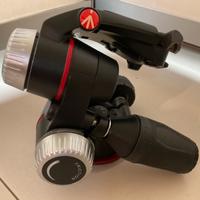 TESTA A 3 VIE MANFROTTO MHXPRO-3W CON CUSTODIA