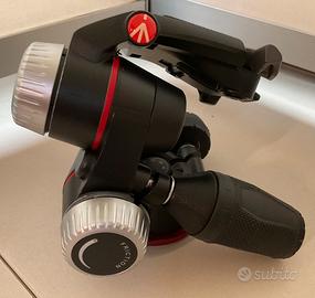 TESTA A 3 VIE MANFROTTO MHXPRO-3W CON CUSTODIA