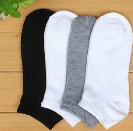 12 Paia Calzini Fantasmini Vari Colori