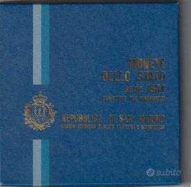 SAN MARINO SERIE  MONETE DIVISIONALE ANNO 1984