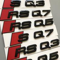 Audi adesivo S Line S RS nero lucido opaco badge