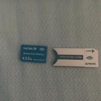 Scan Disk Memory duo adaptor +’ memory card da 2GB