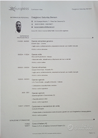 Magazziniera, operaio ,muratore