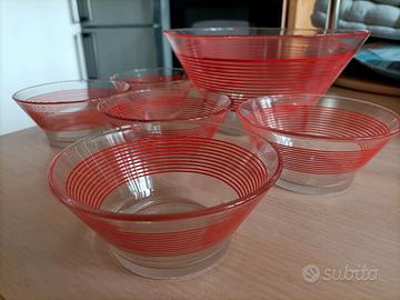 Set x macedonia in vetro 